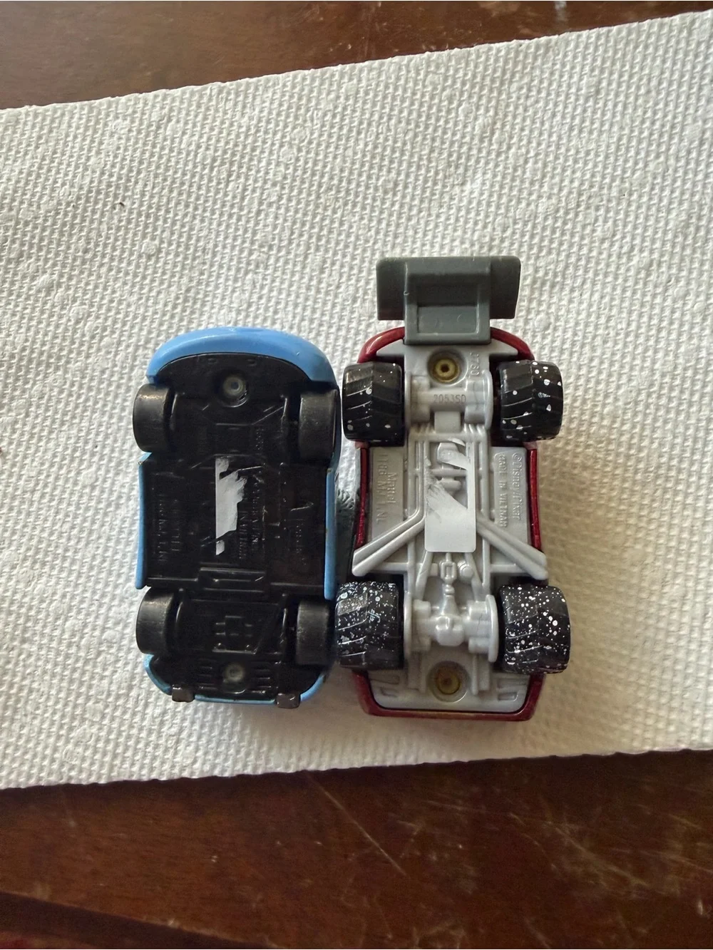 Christmas lighting McQueen and Christmas sally play condition/fair condition